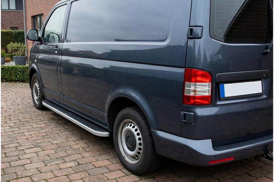 Volkswagen T5 Caravelle 2004-2010 Side Steps Tayga (2 pcs, Aluminum) For short wheelbase only Image