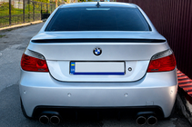 BMW 5 Series E60/E61 2003-2010 M5-Style Spoiler (Gloss Black) photo 4