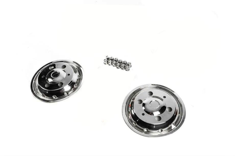 Iveco Daily 2014- Front Stainless Steel Hubcaps OEM (2 pcs) Photo 2