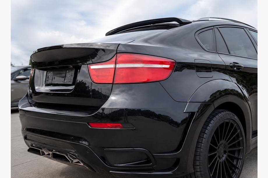 BMW X6 E71 2008–2014 Roof Spoiler (Gloss Black) Image