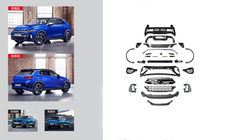Volkswagen T-Roc 2017-2025 Facelift Kit to 2022+ R photo 1