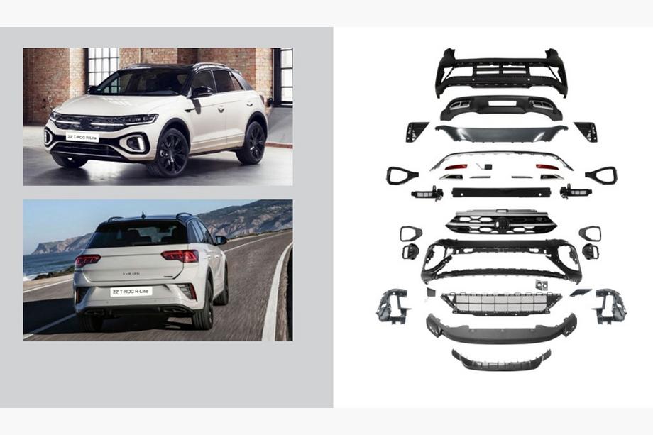 Volkswagen T-Roc 2017-2025 R-Line Full Body Kit (For 2022+) Image