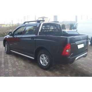 Side Bars (2 pcs, Stainless Steel) SsangYong Action 2005-2018 photo 2