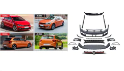 Volkswagen Polo 2017- GTI Body Kit Set (for 2017-2021) photo 1
