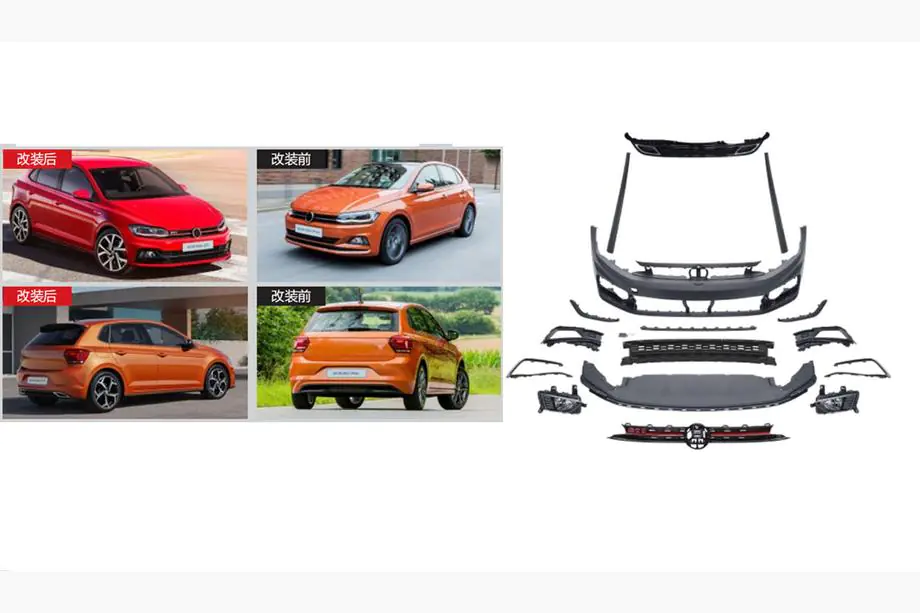 Volkswagen Polo 2017- GTI Body Kit Set (for 2017-2021) Image