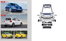 Volkswagen Polo 2010-2017 R Full Body Kit photo 1
