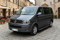 Volkswagen T5 2010-2015 Side Steps Bosphorus Black (2 pcs, Aluminum) Long Wheelbase photo 1