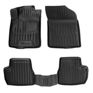 Stingray 3D Rubber Floor Mats (4 pcs) Citroen C-3 2009–2016