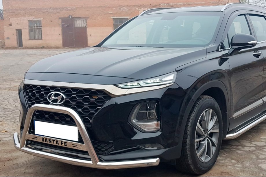 Hyundai Santa Fe 4 2018-2023 Bull Bar WT006 Stainless Steel Photo 2