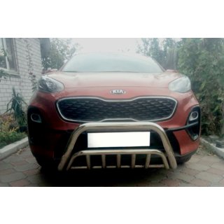 Front Bar WT002 (Stainless Steel) Kia Sportage 2015-2021 photo 1