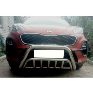 Front Bar WT002 (Stainless Steel) Kia Sportage 2015-2021 photo 2