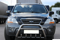 Kia Sorento I BL 2002-2009 Bull Bar WT003-2 (Stainless Steel) photo 1