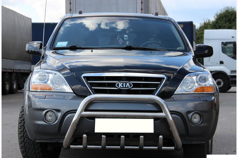 Kia Sorento I BL 2002-2009 Bull Bar WT003-2 (Stainless Steel) Image