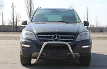 Mercedes ML W164 2005-2011 Front Bumper Guard WT006 (Stainless Steel) photo 3