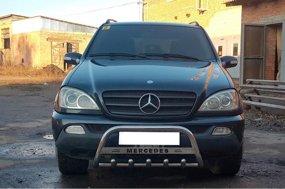 Mercedes ML W163 1997-2005 Bull Bar WT004 (Stainless Steel) Photo 2