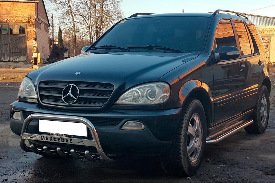 Mercedes ML W163 1997-2005 Bull Bar WT004 (Stainless Steel) Photo 3