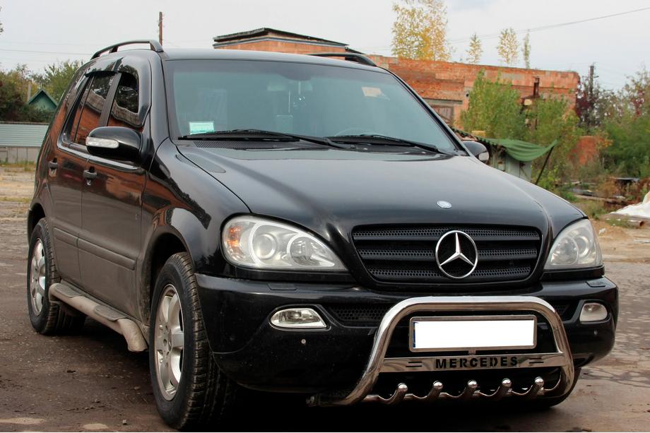 Mercedes ML W163 1997-2005 Bull Bar WT004 (Stainless Steel) Photo 4