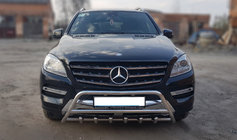 Mercedes GLE/ML class W166 2011-2018 Bull Bar WT003 (Stainless Steel) photo 1
