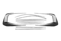 Lexus LX570/450d 2008-2022 Full Window Trim Design 2025 (2008-2015, Stainless Steel) photo 3