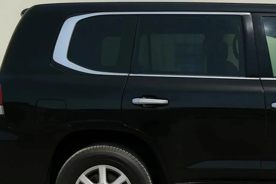 Lexus LX570/450d 2008-2022 Full Window Trim Design 2025 (2008-2015, Stainless Steel) Image