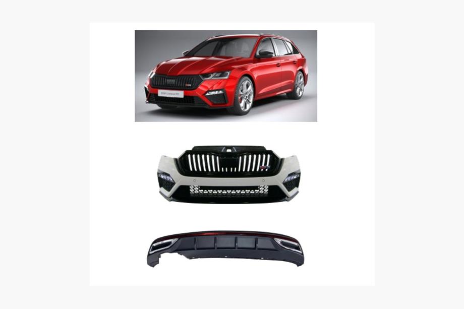 Skoda Octavia IV A8 2020- RS Full Body Kit Image