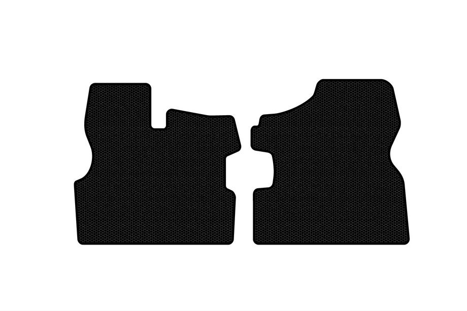 Ford Transit 1991-2000 Rubber Floor Mats Carsuit (Black) Image