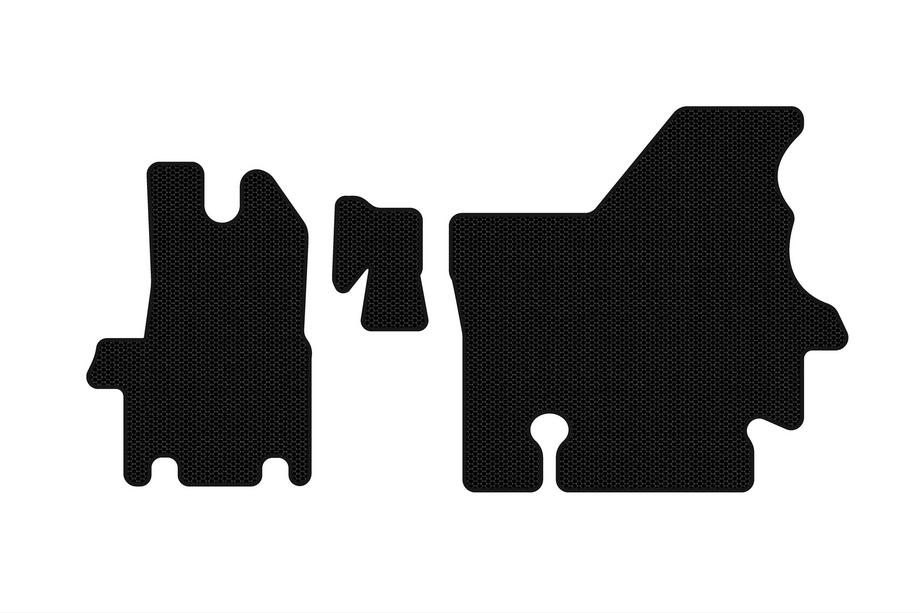 Renault Master 1998-2010 Rubber floor mats Carsuit (1998-2003, black) Image