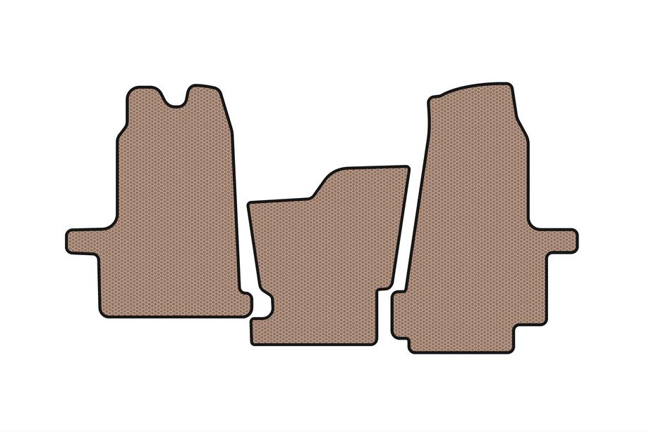 Ford Transit 2000–2014 Rubber floor mats Carsuit (2000-2006, automatic, beige) Image