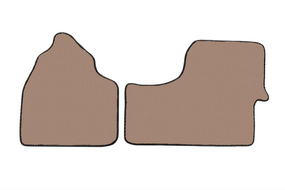 Volkswagen Crafter 2006-2016 Rubber Floor Mats Carsuit V2 (Beige) Image