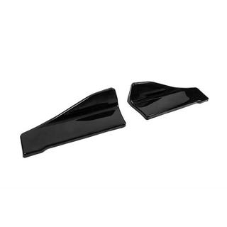 Universal Flap Side Skirt Extensions Type-C (2 pcs, Gloss Black, ABS Plastic) photo 4