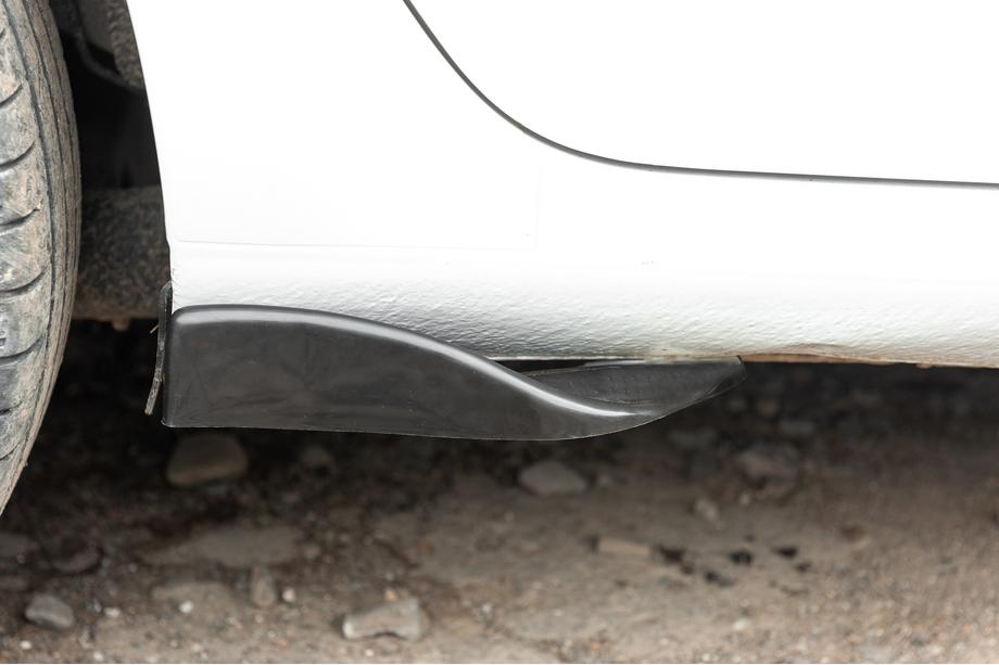 Universal Flap Side Skirt Extensions Type-F (2 pcs, Gloss Black, ABS Plastic) Photo 14