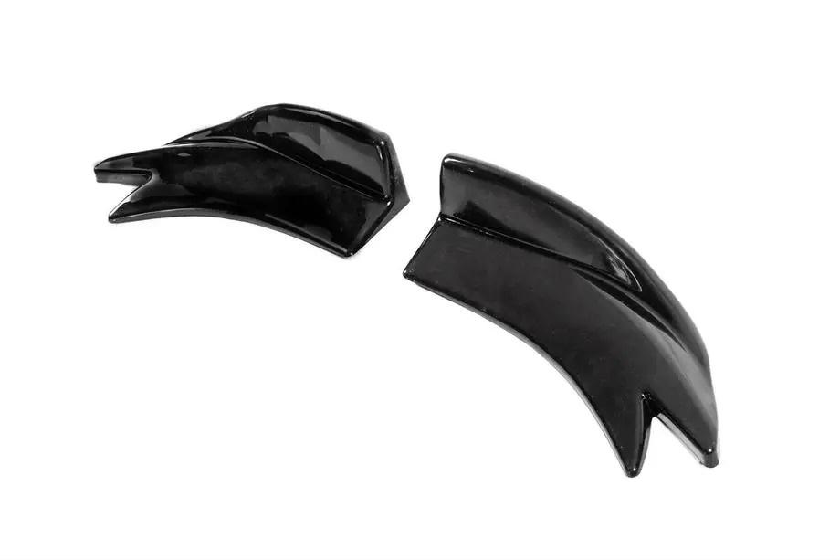 Universal Flap Side Skirt Extensions Type-F (2 pcs, Gloss Black, ABS Plastic) Photo 6