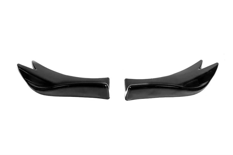 Universal Flap Side Skirt Extensions Type-F (2 pcs, Gloss Black, ABS Plastic) Photo 7