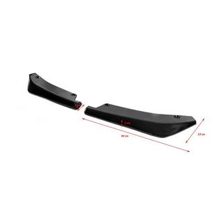 Universal Flap Side Skirt Extensions Type-A (2 pcs, Gloss Black, ABS Plastic) photo 3