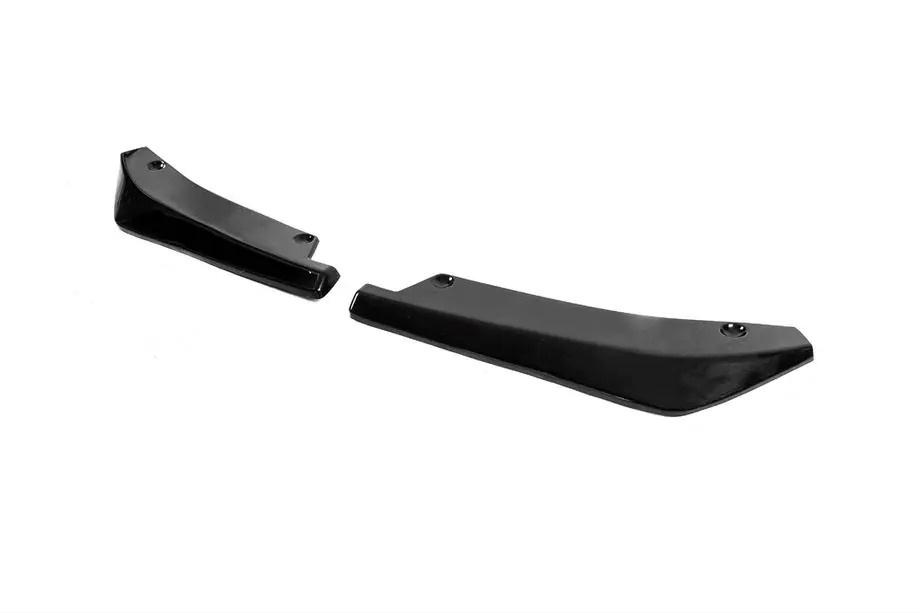 Universal Flap Side Skirt Extensions Type-A (2 pcs, Gloss Black, ABS Plastic) Photo 2