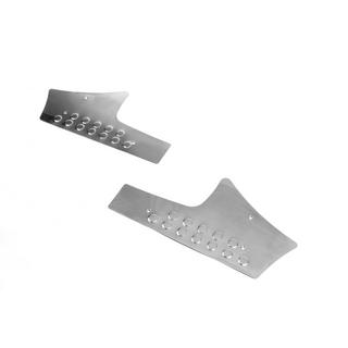 Rear Inner Door Sill Covers OmsaLine Stainless Steel Citroen Berlingo 2008-2018 photo 2