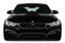 BMW 3 Series F30/F31 2012-2019 M-Look Kidney Grilles (for F80, Gloss Black with Chrome Trim) photo 1