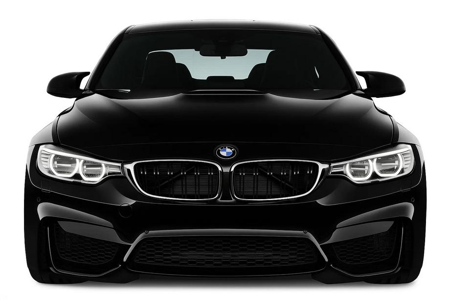BMW 3 Series F30/F31 2012-2019 M-Look Kidney Grilles (for F80, Gloss Black with Chrome Trim) Image