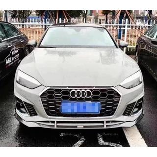 Front Bumper Lip V4 (for S-Line 2021-2025, Carbon)
