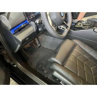Premium Textile Floor Mats (For G60/61, Black) BMW 5/i5 Series G60/G60E/G61 2023- photo 1