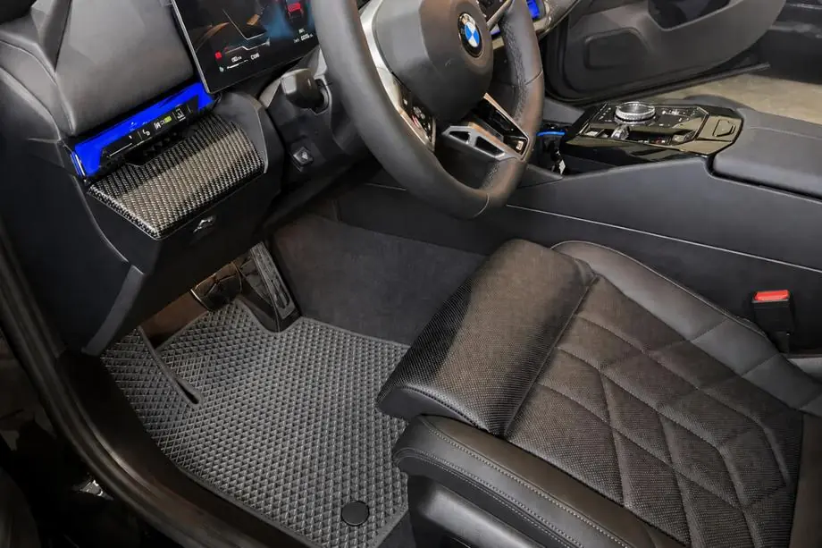 BMW 5/i5 Series G60/G60E/G61 2023- EVA Floor Mats (For G60/61, Gray) Image