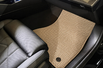BMW 5/i5 Series G60/G60E/G61 2023- EVA Floor Mats (For G60/61, Beige) photo 2