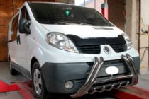 Opel Vivaro 2001–2015 Bull Bar F1-01 (Stainless Steel) photo 3