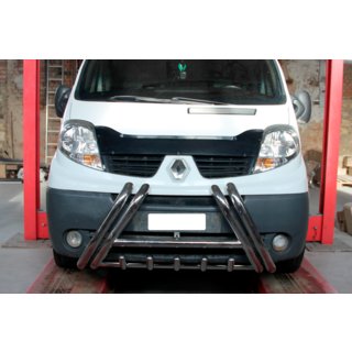 Bull Bar F1-01 (Stainless Steel) Opel Vivaro 2001–2015 photo 1