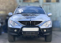 SsangYong Kyron 2005-2014 Bull Bar Black WT003 (Stainless Steel) photo 1