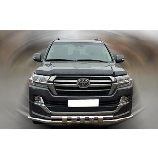 Front bar ST015 (2015+, stainless steel) Toyota Land Cruiser 200 2007-2021 photo 1