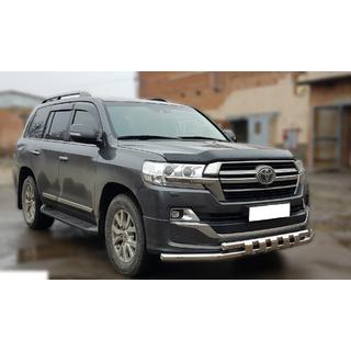 Front bar ST015 (2015+, stainless steel) Toyota Land Cruiser 200 2007-2021 photo 2