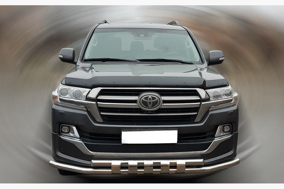 Toyota Land Cruiser 200 2007-2021 Front bar ST015 (2015+, stainless steel) Image