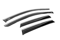 Volkswagen Taigo 2020- Window Deflectors with Chrome Trim (4 pcs, Niken) photo 3