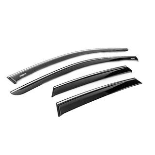 Window Deflectors with Chrome Trim (4 pcs, Niken) photo 3